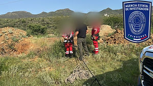 Localiza Fiscalía tiro de mina durante operativo de búsqueda en Parral