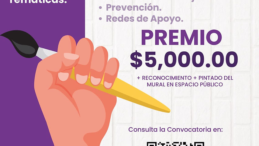 lanza ichmujeres convocatoria de murales por una vida libre de violencia