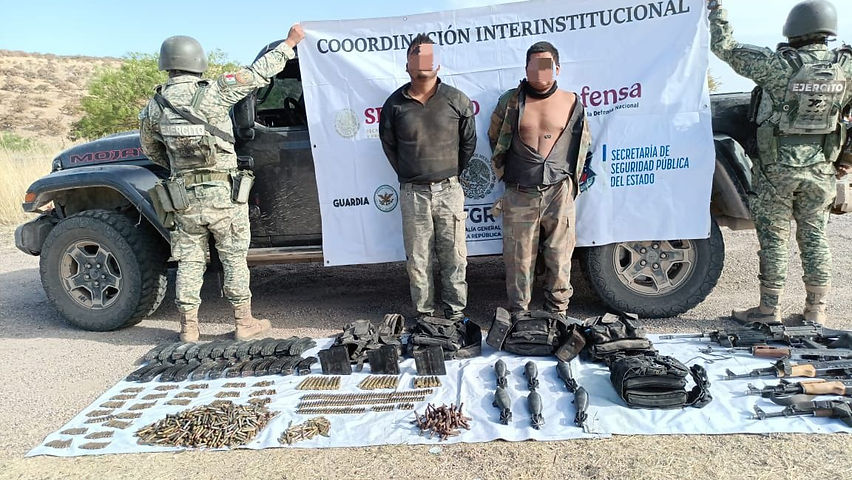 asegura el ejercito poderoso armamento y equipo tactico en guachochi
