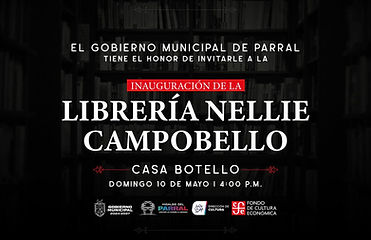 Este domingo será la inauguración de la Librería Nellie Campobello