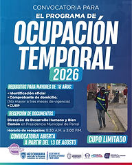 ¿Buscas trabajo? Abren convocatoria para el Programa de Ocupación Temporal 2026