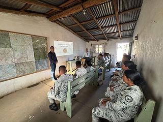 Realiza FGE conversatorio con personal de la Guardia Nacional en Guachochi