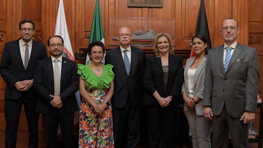Maru Campos recibe a Clemens Von Goetze, embajador de Alemania en México