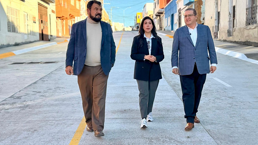 concluyen gobierno de parral y estado pavimentacion de la calle segunda del rayo