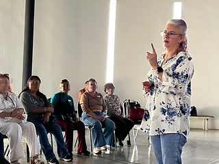 Imparte CEAVE taller psicosocial a familias de personas desaparecidas en Parral