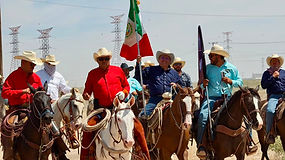 Encabeza alcalde Salvador Calderón el arranque de la Cabalgata Villista 2026 desde Ciudad Juárez