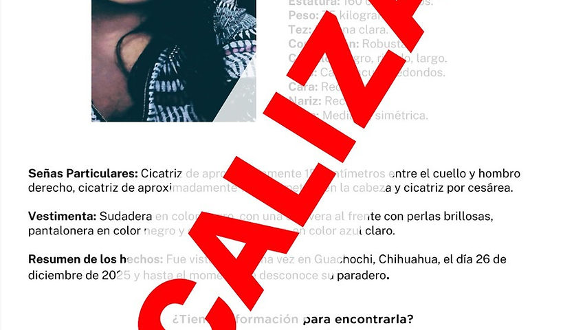 Localizan a madre e hija que tenían reporte de ausencia en Guachochi