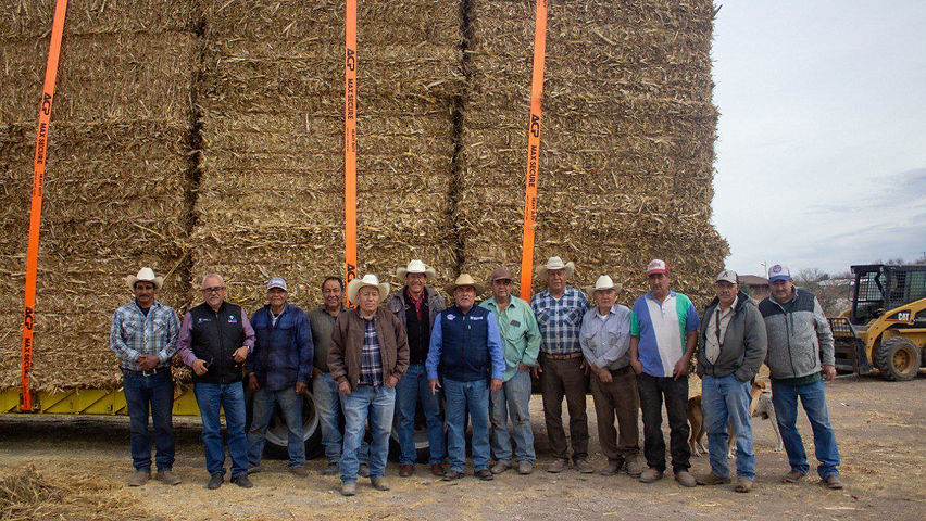 entrega gobierno municipal 150 pacas de rastrojo subsidiado a productores