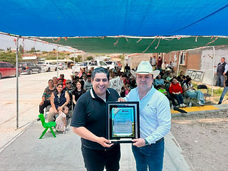 Memo Ramírez cumple a Matamoros con entrega de nueva obra de pavimentación