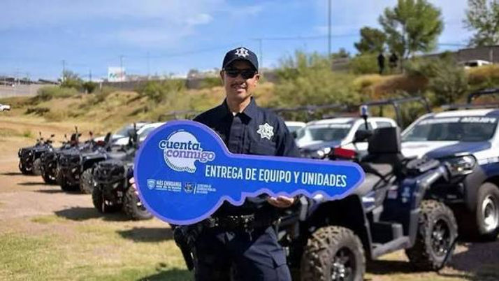 policia municipal y vialidad activan 17 cuatrimotos para frenar el delito en parral