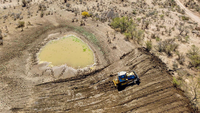 avanza la rehabilitacion y construccion de presones para beneficiar a 30 productores de la region