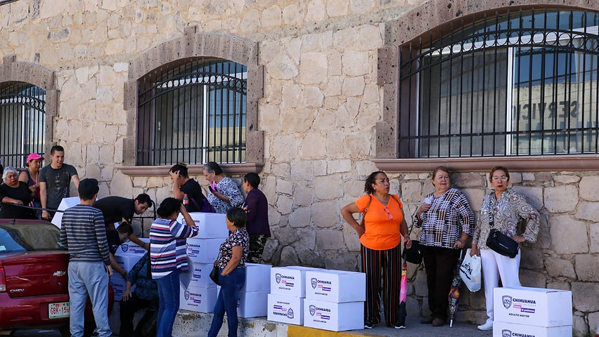 entrega la sdhybc 569 mil 138 despensas a personas vulnerables de esta ciudad