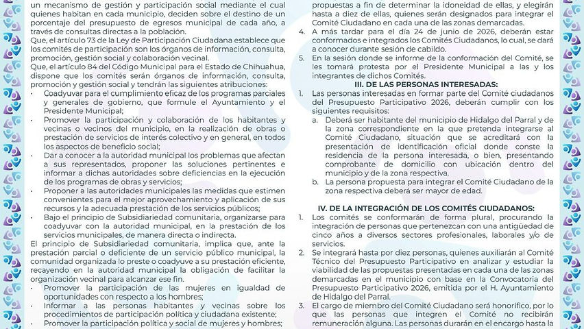 realizan en parral la asamblea ordinaria del comite de planeacion regional