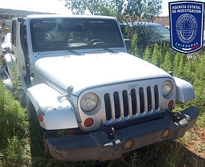 Recuperan en Parral Jeep Wrangler con reporte de robo en Sinaloa