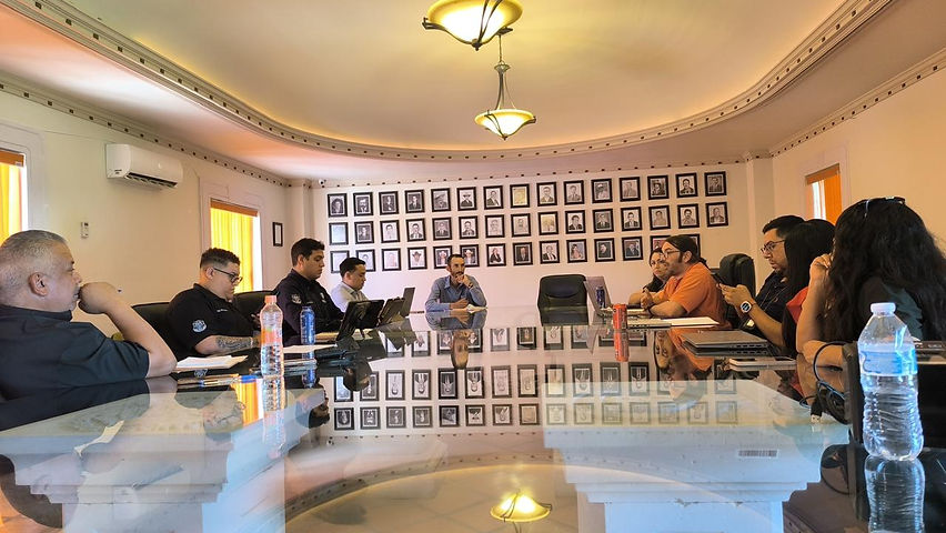 realizan mesa de seguridad en balleza para fortalecer la coordinacion interinstitucional