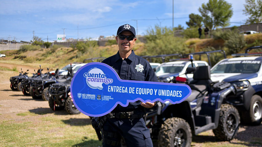 entrega maru campos equipamiento y patrullas a parral y cinco municipios mas