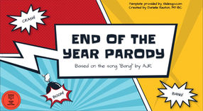 End of the Year parody songwriting