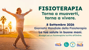 8 settembre 2026 - giornata mondiale della fisioterapia