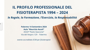 Comunicato stampa "PROFESSIONE FISIOTERAPISTA: UN VIAGGIO LUNGO TRENT’ANNI"
