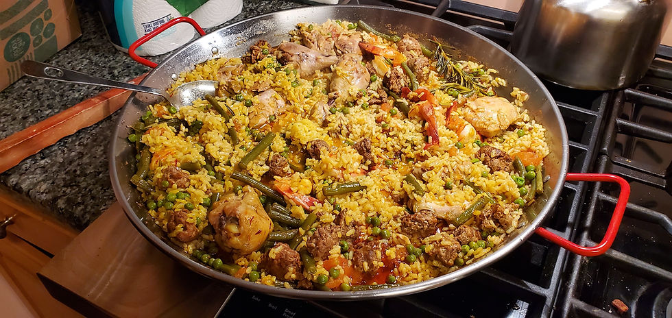 My homemade paella