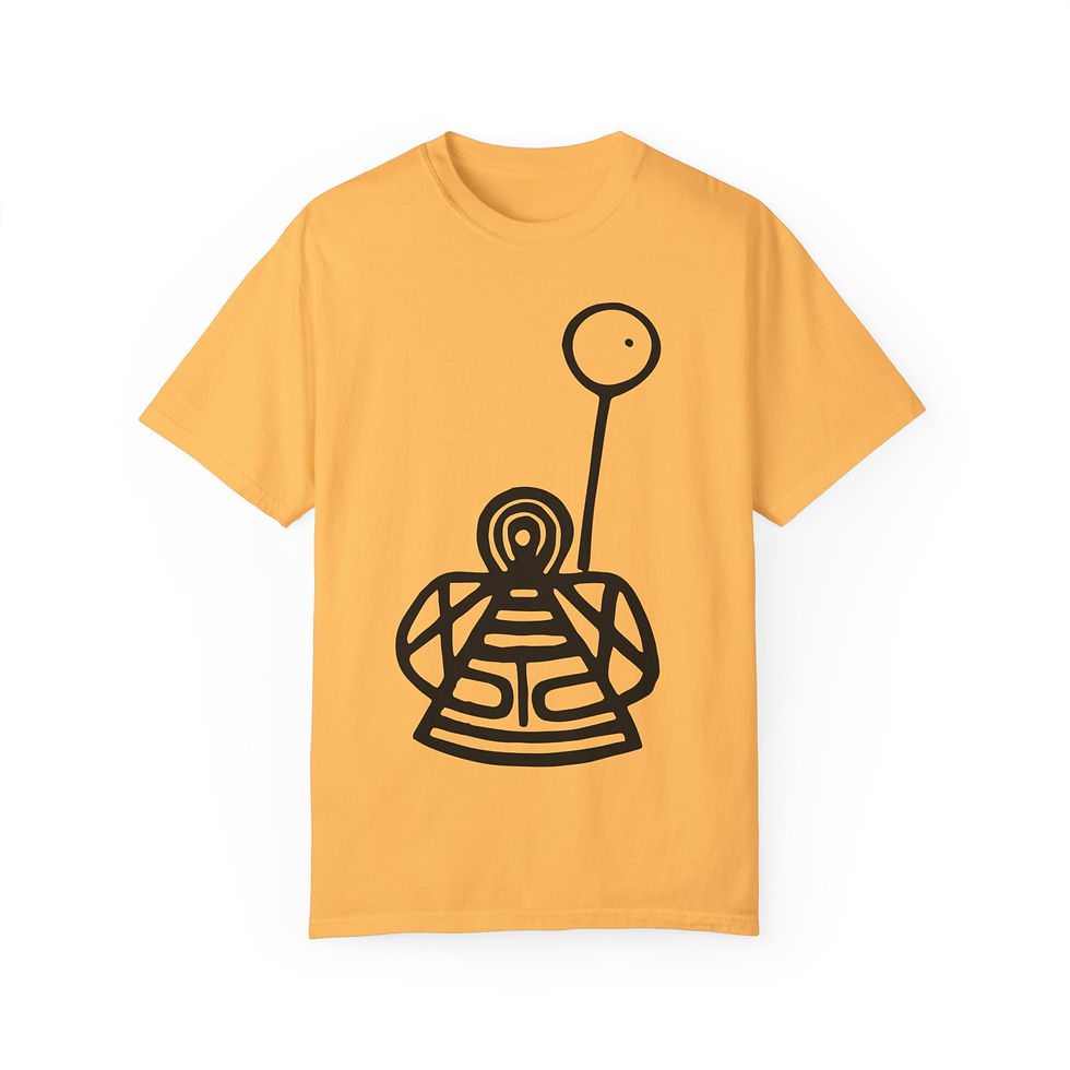 Thumbnail: Island Rebel  Indigenous Caribbean Unisex Garment-Dyed T-shirt