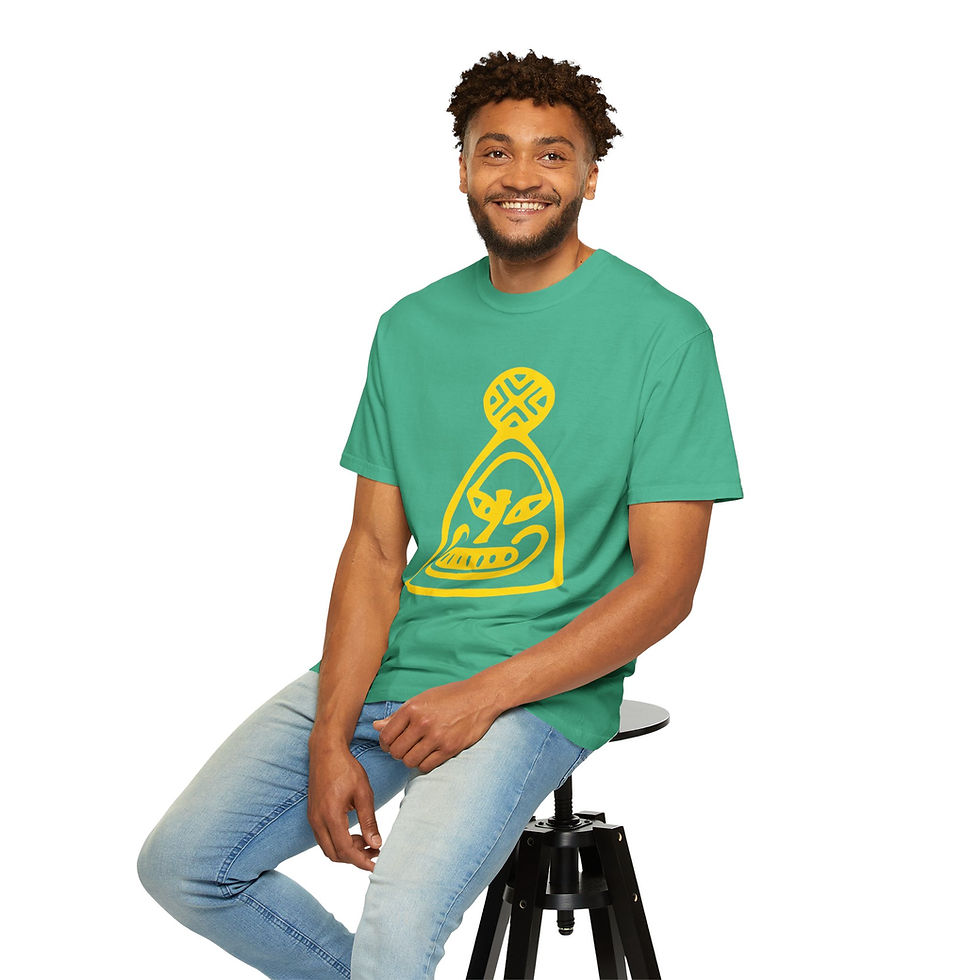 Thumbnail: Island Rebel Yúcahu Unisex Garment-Dyed T-Shirt 