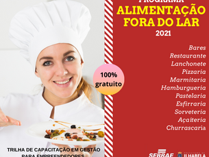 Estão abertas as inscrições para o Programa Alimentação Fora do Lar, em Ilhabela