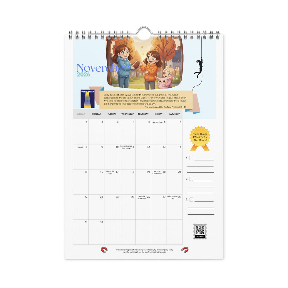 Thumbnail: Premium 2026 Wall Calendar for youth!