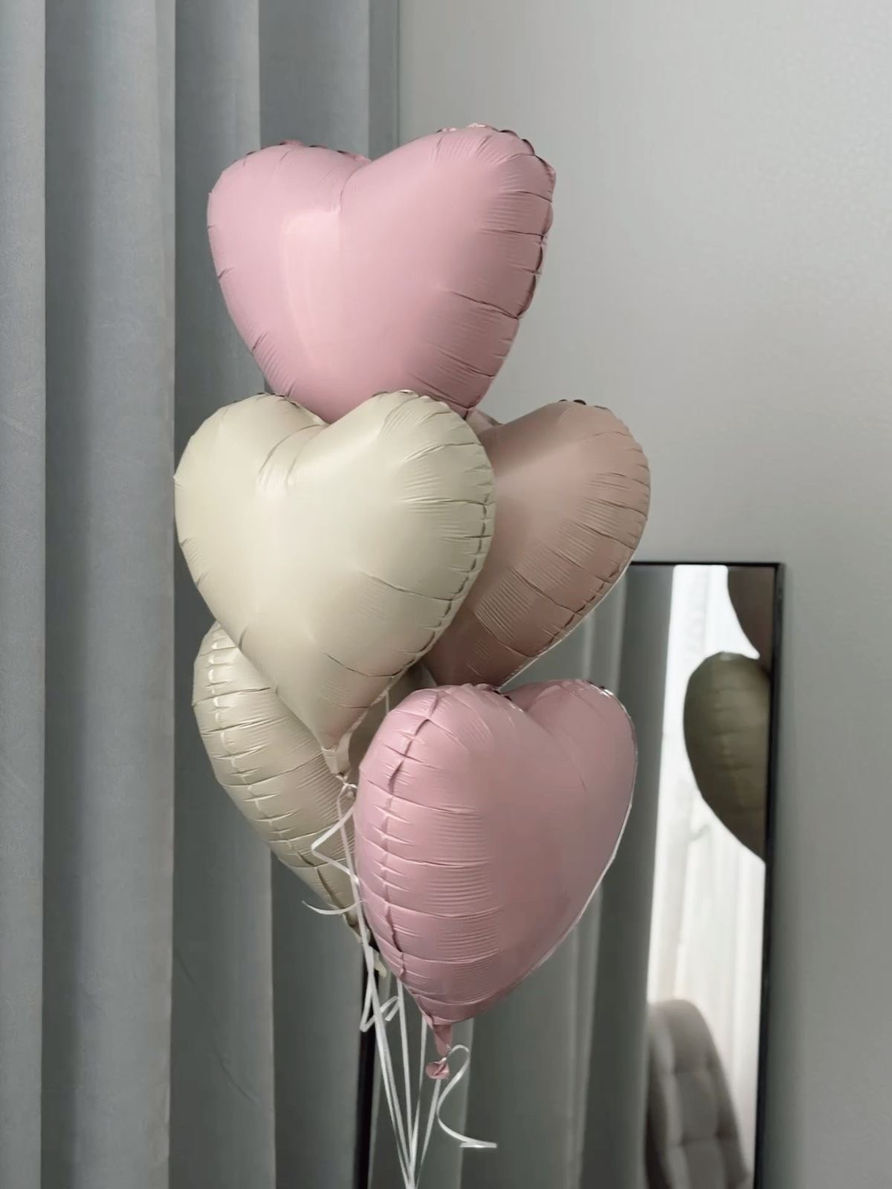 pastel 18-inch heart-shaped balloon