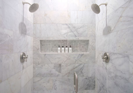 Marble Double Shower on Liberty St