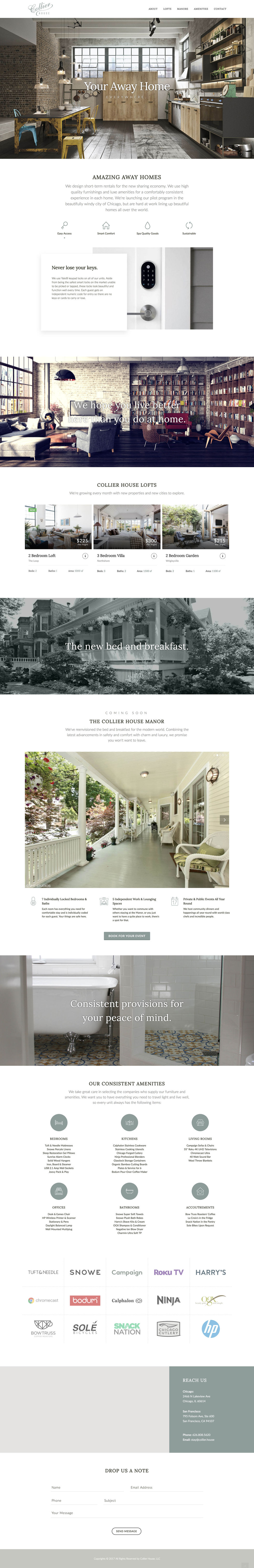 Collier House Website