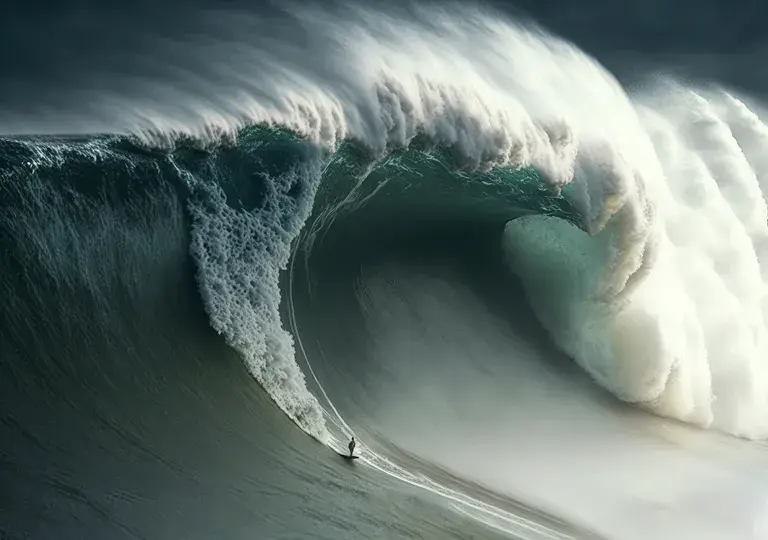 ¿Cómo se forman las olas de Nazaré?