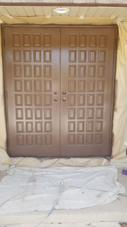 Finished Double Door