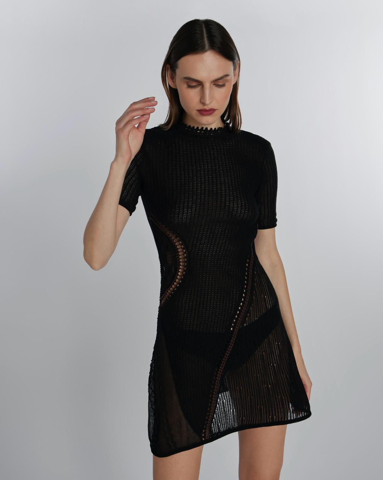 CHIARA MINI DRESS -BLACK