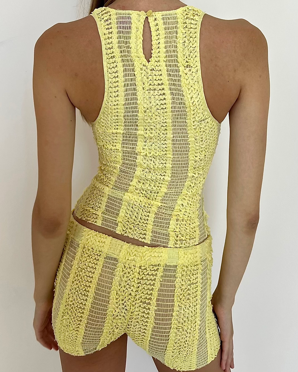 Thumbnail: ANGEL PLUNGE TOP - YELLOW