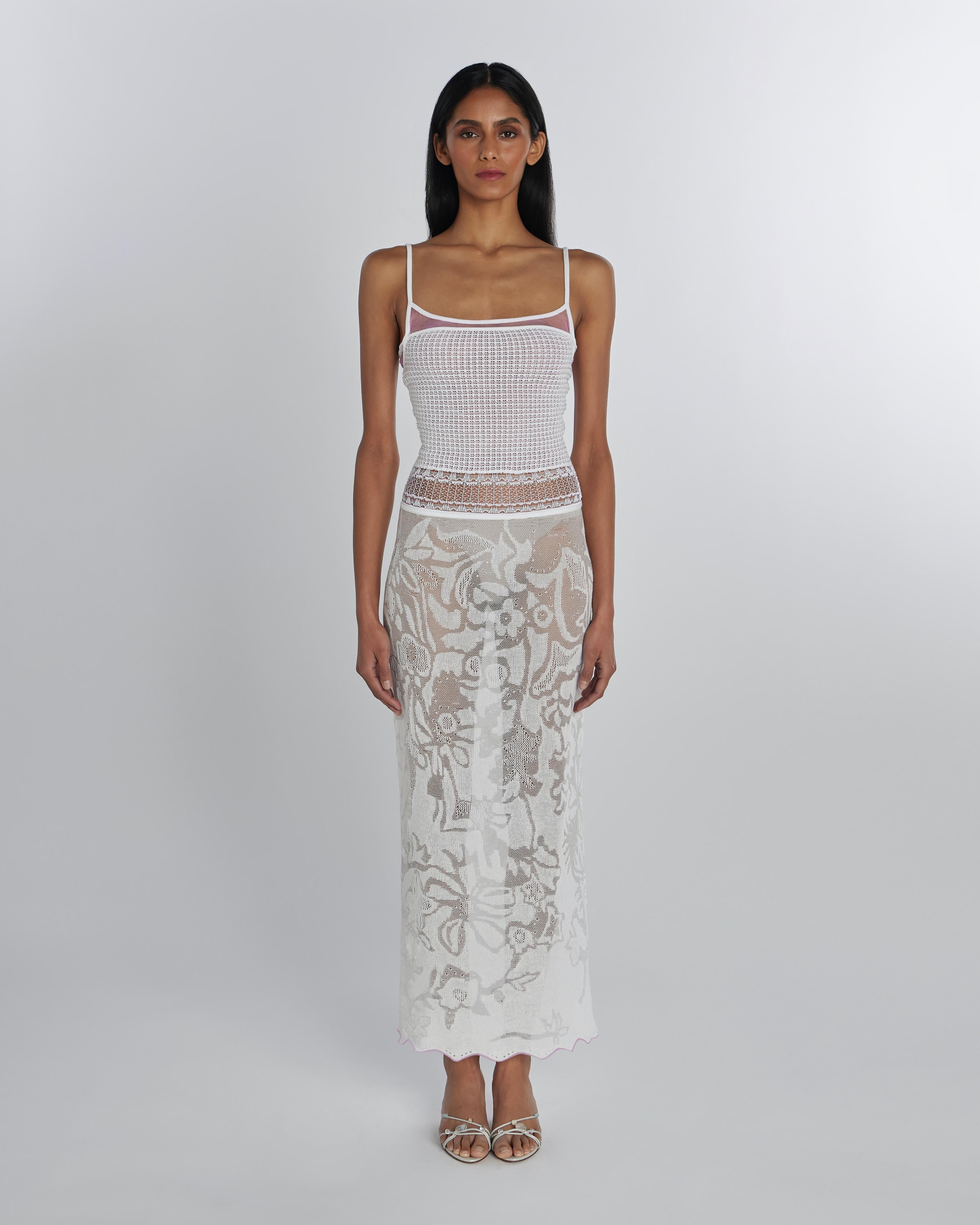 NATALIA MAXI DRESS - WHITE