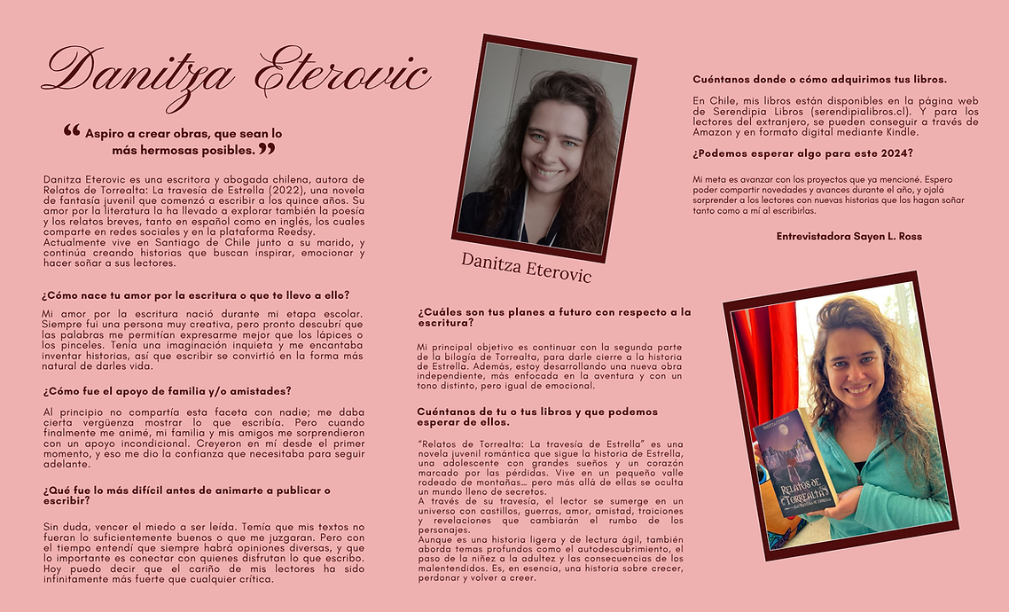 Entrevistas web Danitza Eterovic