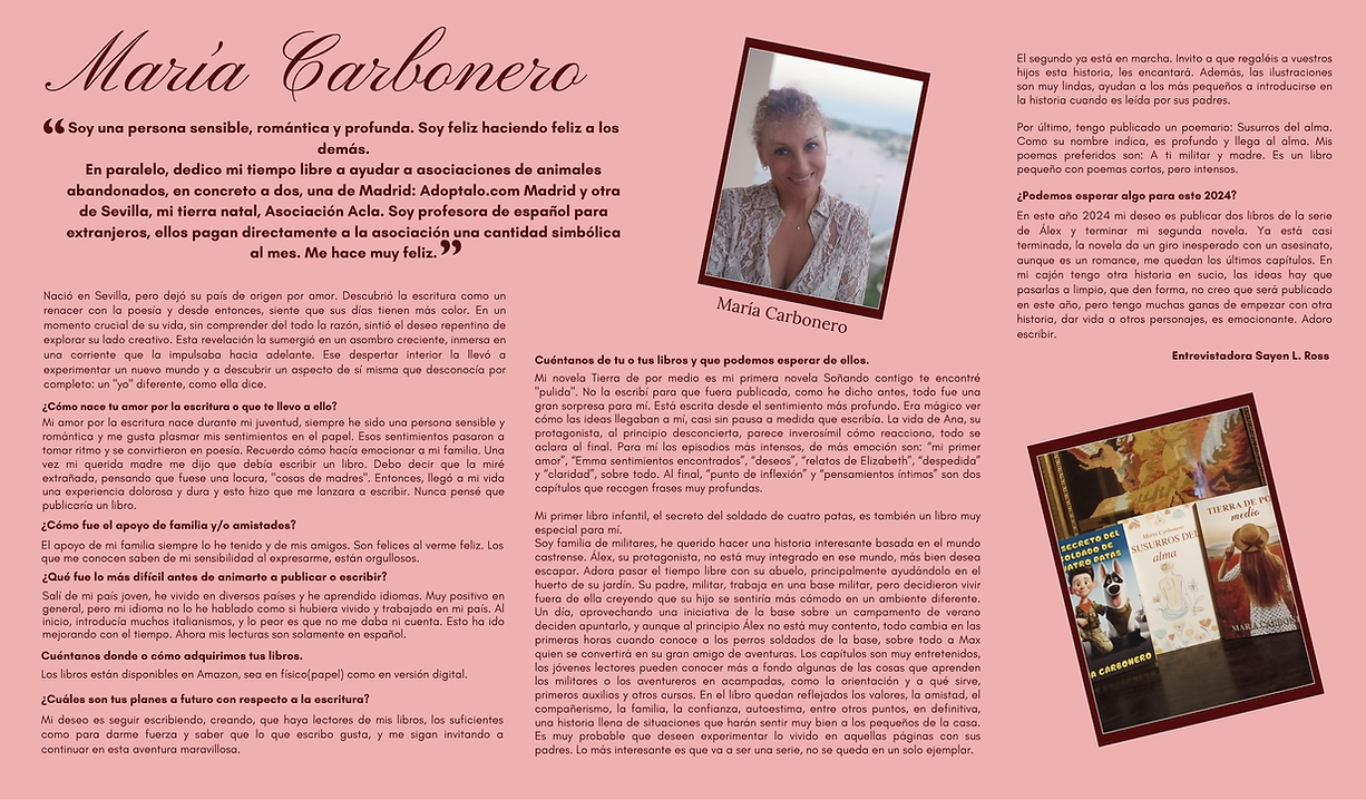 Entrevistas web Maria Carbonero