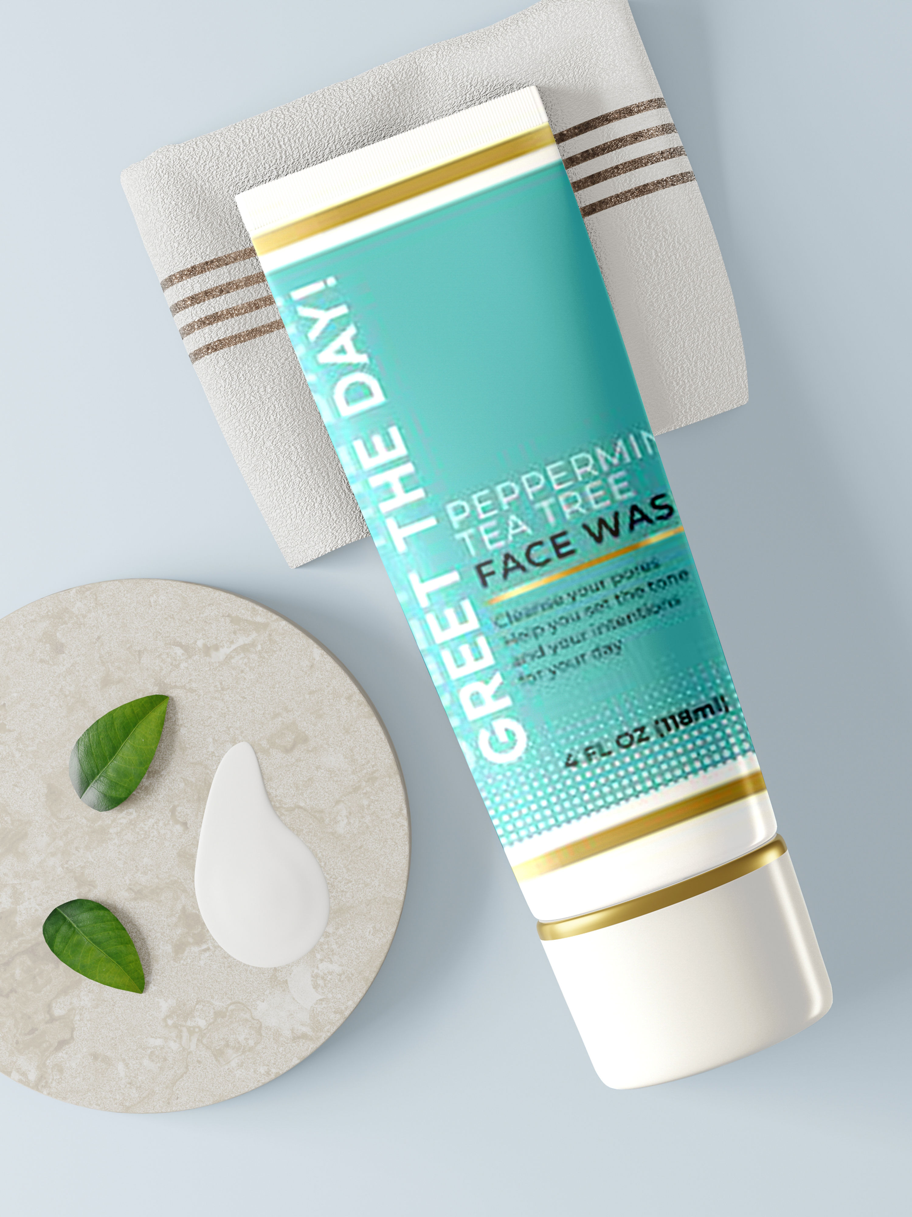 PEPPERMINT TEA TREE FACE WASH