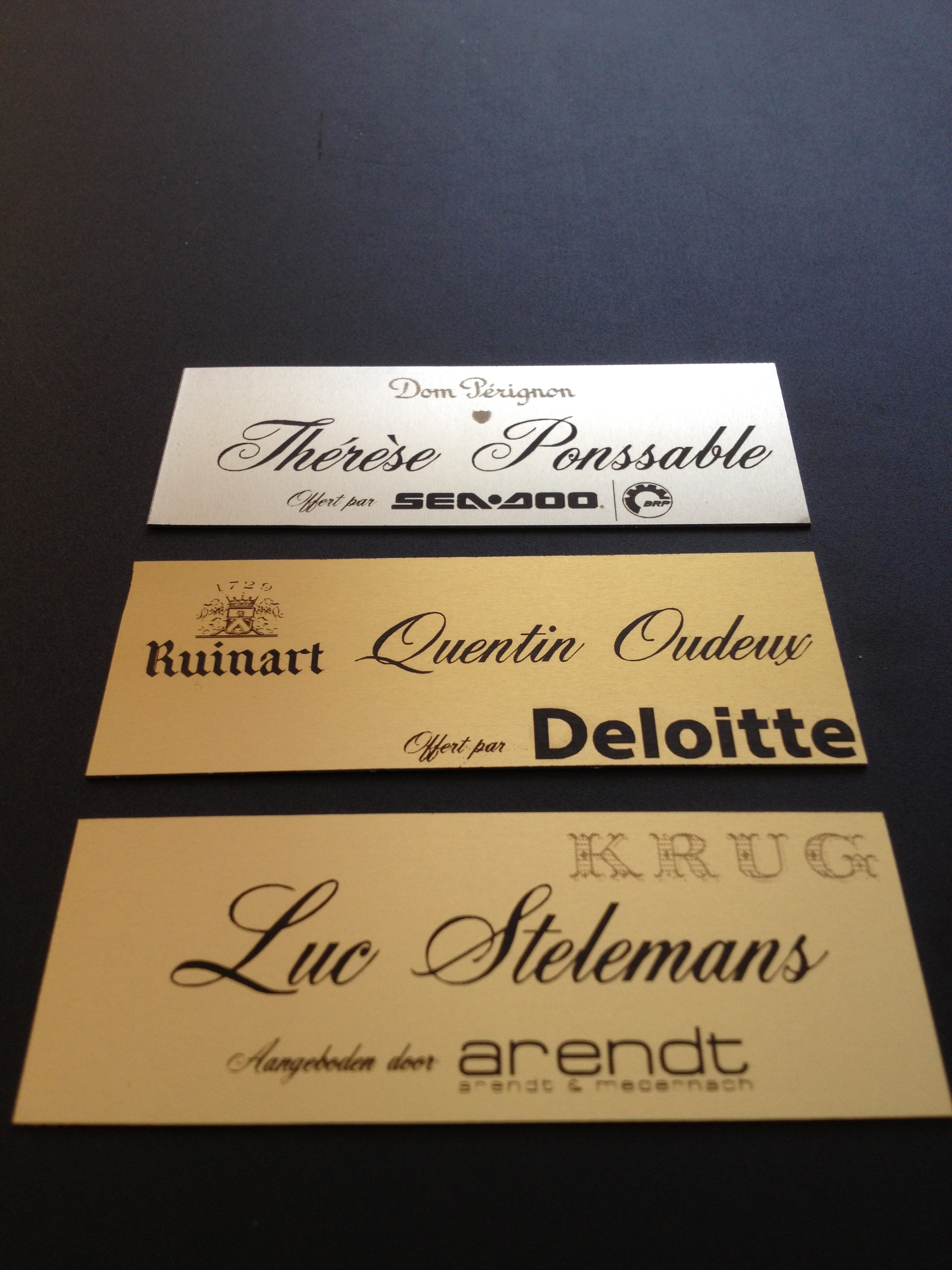 GRAVURE LASER ALUMINIUM