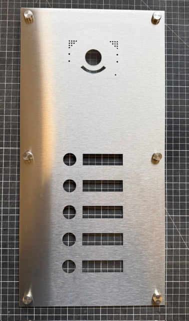 Panneau sonnerie en Inox