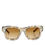 Thumbnail: Dolce & Gabbana White Tortoiseshell Gradient Acetate Shades Sunglasses