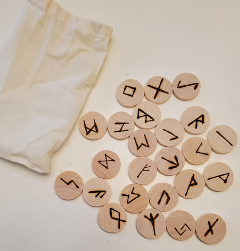 Wooden Rune Set | PRAIRIE ASATRU