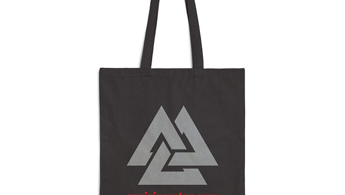 Valknut Symbol Canvas Tote Bag 