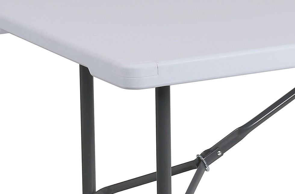 Mesa Plegable de Eventos 183 x 70 cm Blanco