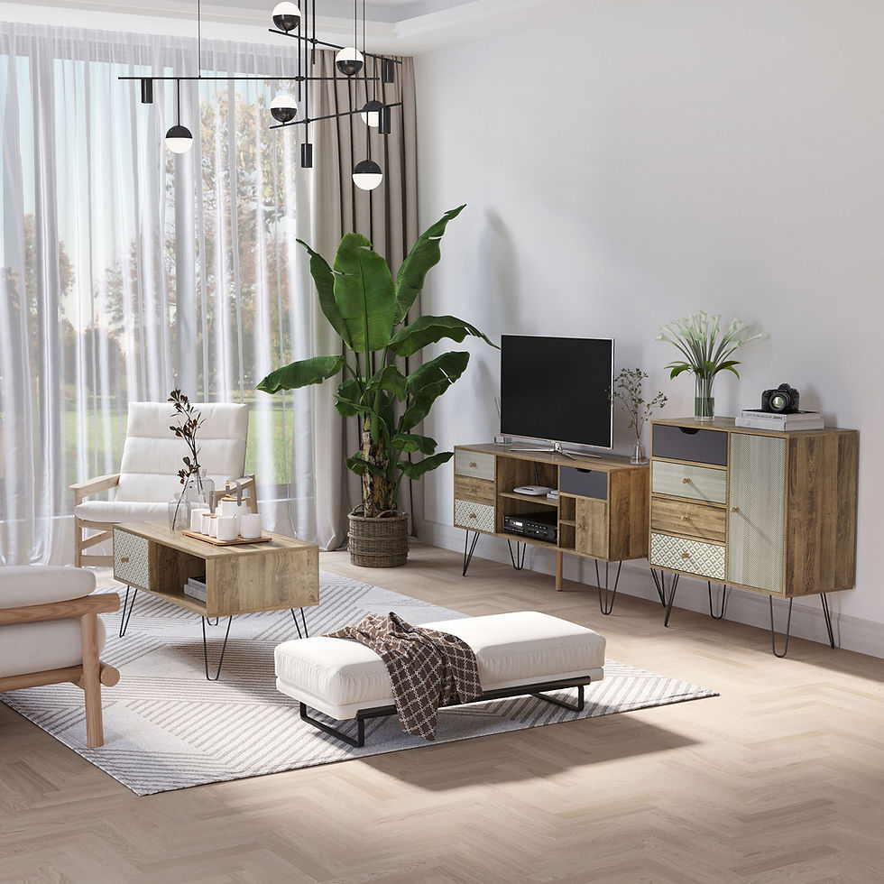 CÓMODA BOHO MADERA “BOHO HARMONY FOUR DRAWER”