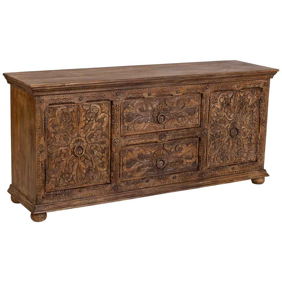 APARADOR DALIAN BROWN PATINA ARTESANAL