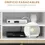 Miniatura: MUEBLE TV “NORDIK 120” BLANCO & ROBLE