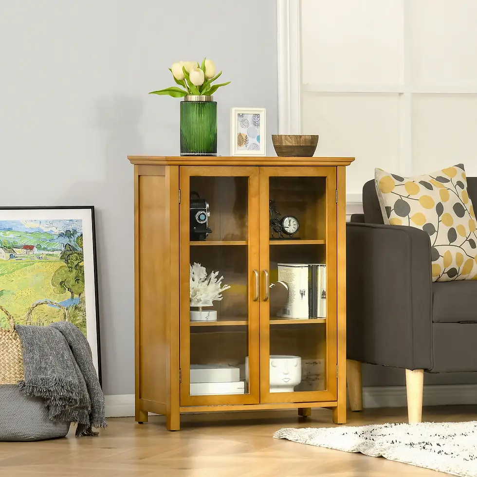 APARADOR VITRINA MODELO NOGALIS