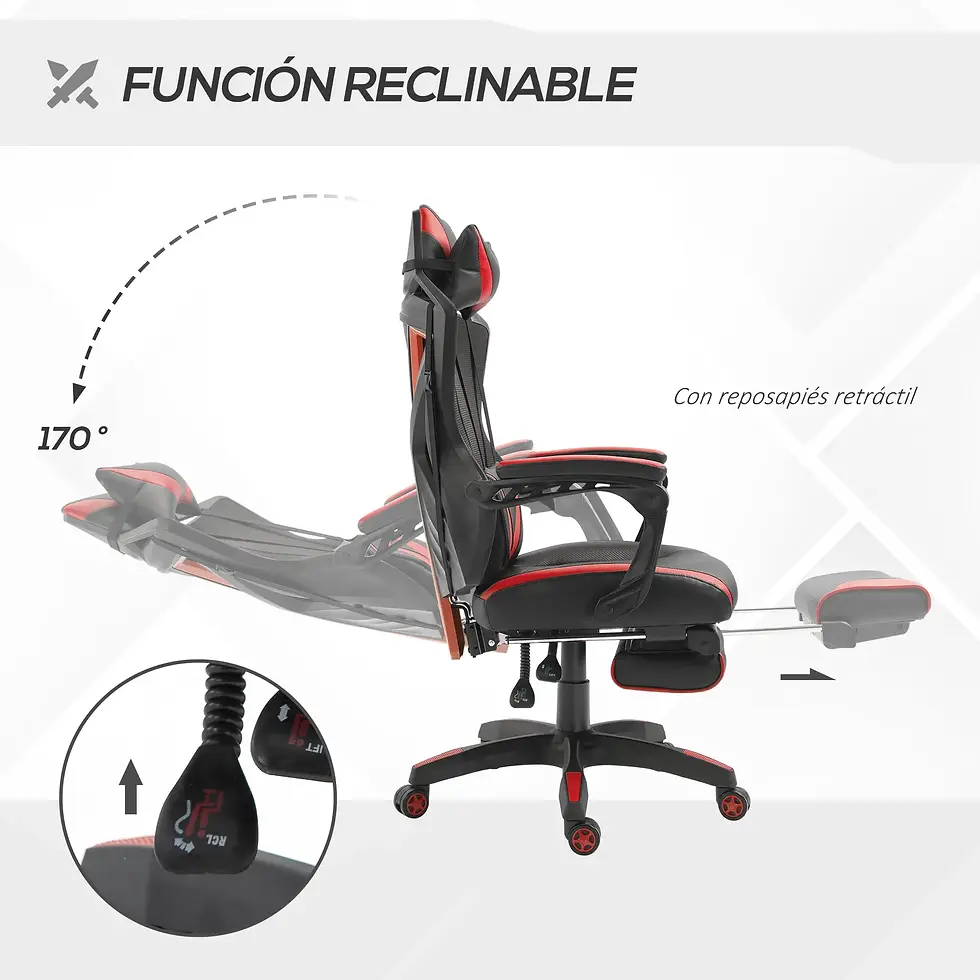 SILLA GAMING MODELO REDSTORM MAX